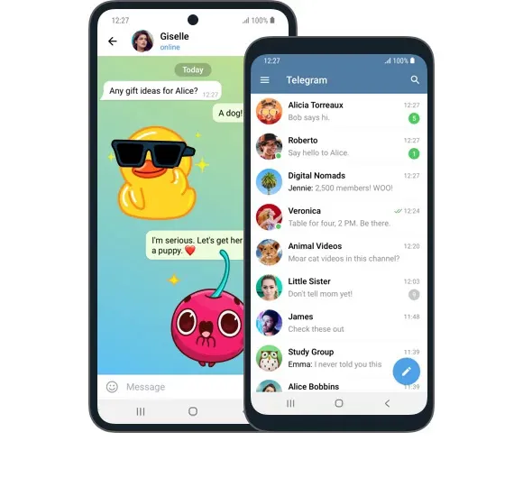Telegram Android phones
